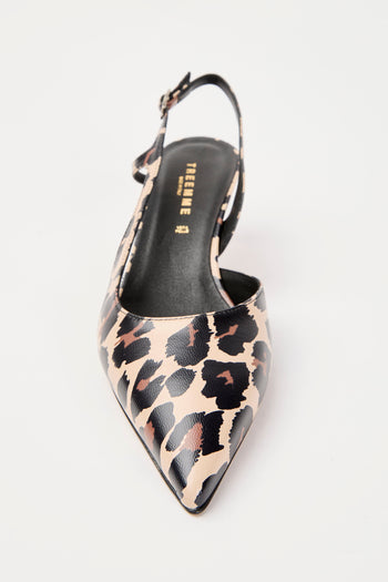 Tre Emme Slingback Leopardato Donna - 4