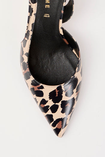 Tre Emme Slingback Leopardato Donna - 5