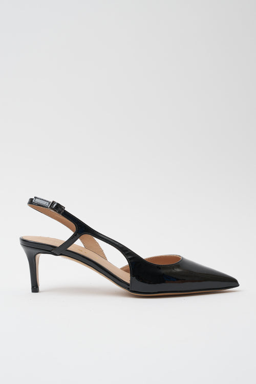 Tre Emme Slingback Nero Donna