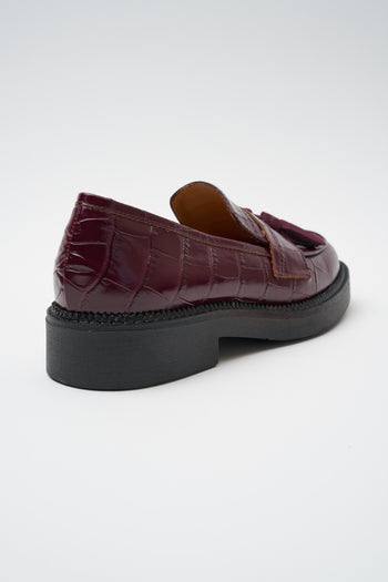 Tre Emme Mocassino Bordeaux Donna - 4