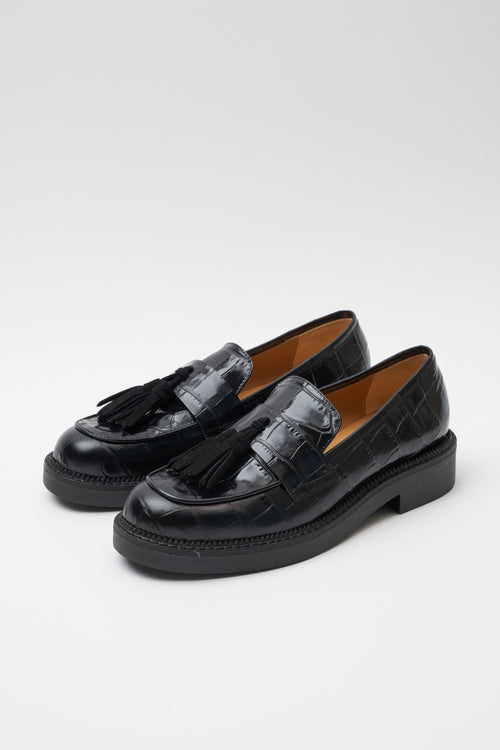Tre Emme Mocassino Nero Donna - 2