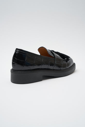 Tre Emme Mocassino Nero Donna - 4