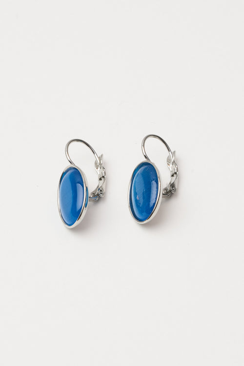 Tre Emme Orecchini Argento+blue Marine Donna