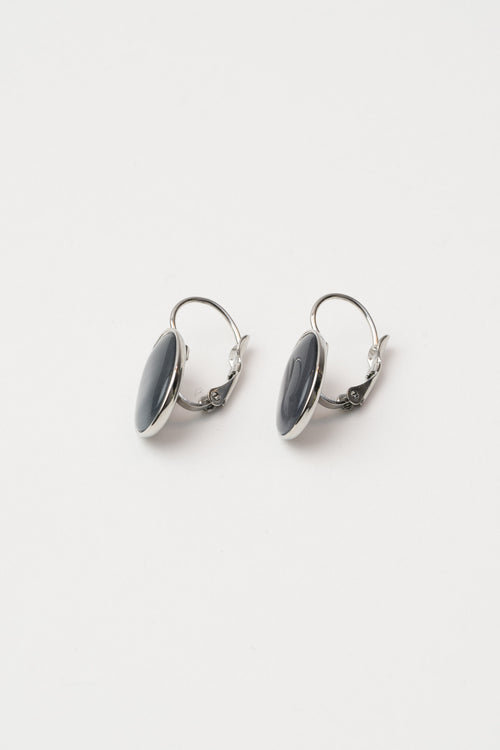 Tre Emme Orecchini Argento+grigio Donna