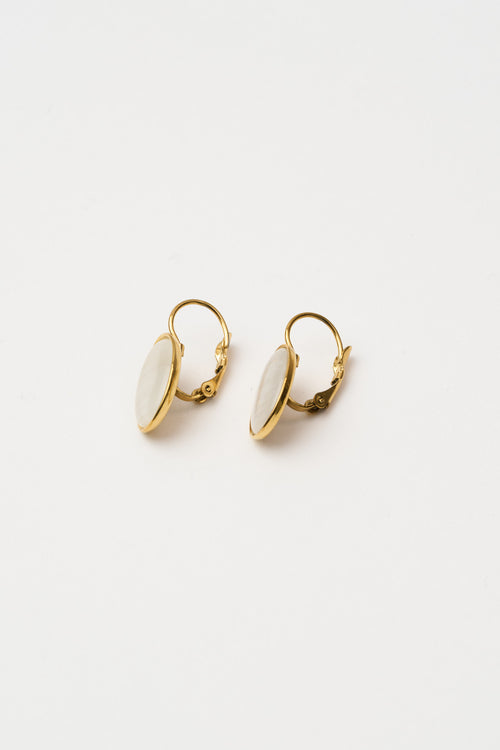 Tre Emme Orecchini Oro+bianco Perla Donna