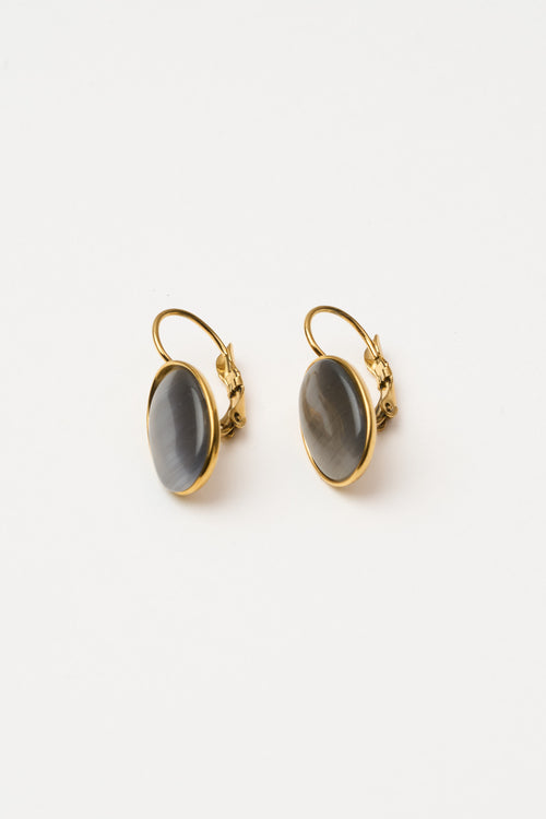Tre Emme Orecchini Oro+grigio Donna