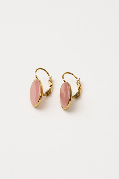 Tre Emme Orecchini Oro+rosa Donna