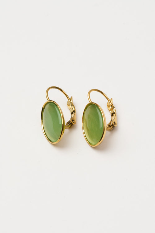 Tre Emme Orecchini Oro+verde Donna
