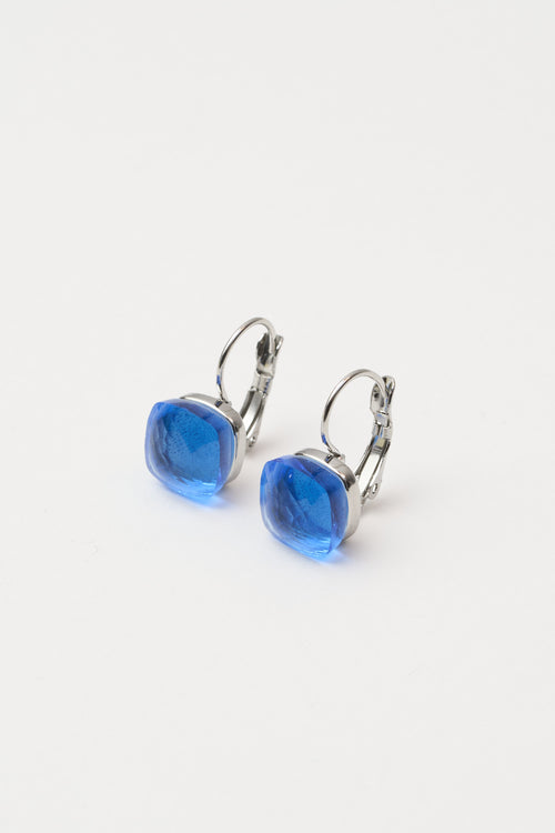 Tre Emme Orecchini Argento+blue Marine Donna