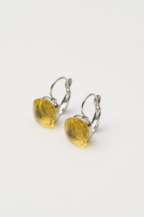 Tre Emme Orecchini Argento+giallo Donna