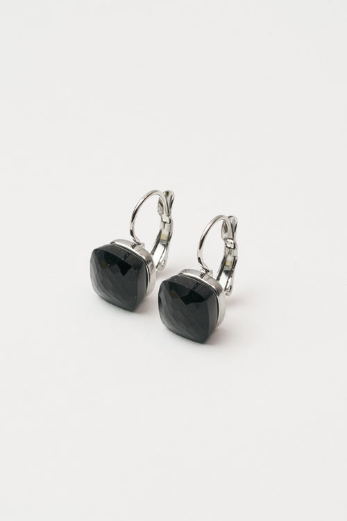 Tre Emme Orecchini Argento+nero Donna
