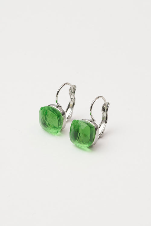 Tre Emme Orecchini Argento+verde Prato Donna