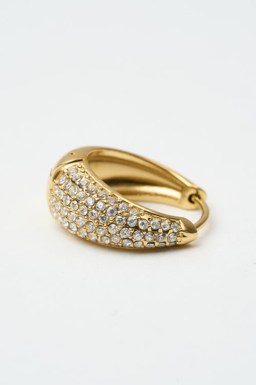 Tre Emme Orecchini Oro Anellino Brillantini Donna - 2