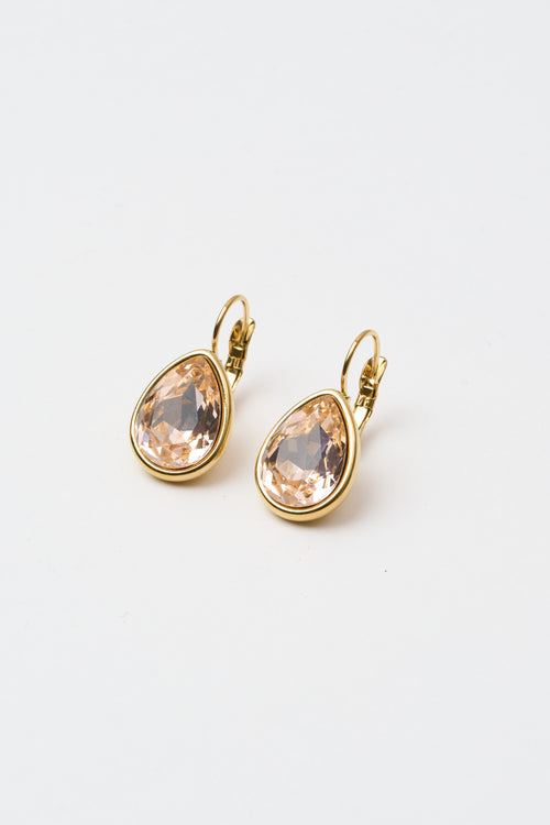 Tre Emme Orecchini Oro Rosa Goccia Donna