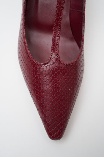 Tre Emme Mary Jane Bordeaux Donna - 3