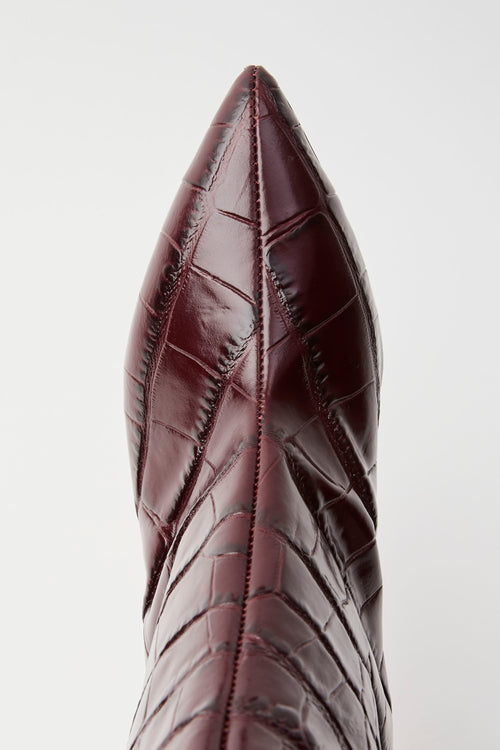 Tre Emme Stivale Bordeaux Donna - 2