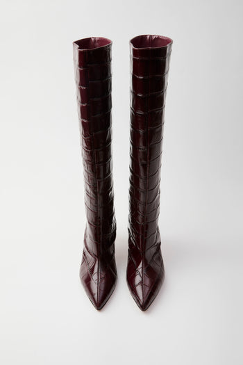 Tre Emme Stivale Bordeaux Donna - 4