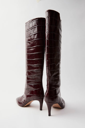 Tre Emme Stivale Bordeaux Donna - 7
