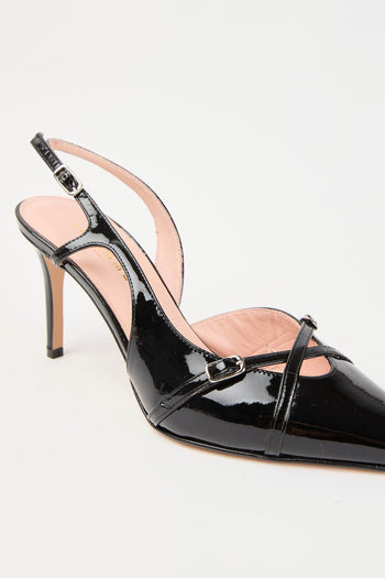 Tre Emme Slingback Nero Donna - 4