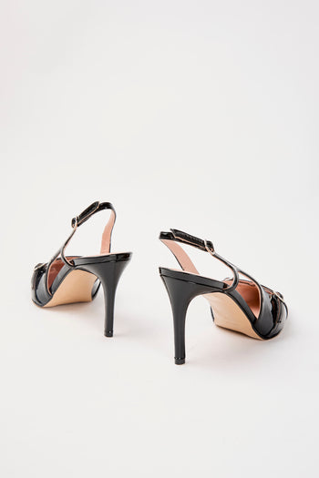 Tre Emme Slingback Nero Donna - 6