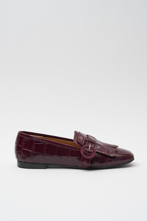 Tre Emme Mocassino Bordeaux Donna