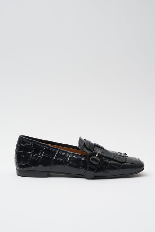 Tre Emme Mocassino Nero Donna