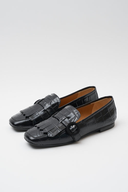 Tre Emme Mocassino Nero Donna - 2