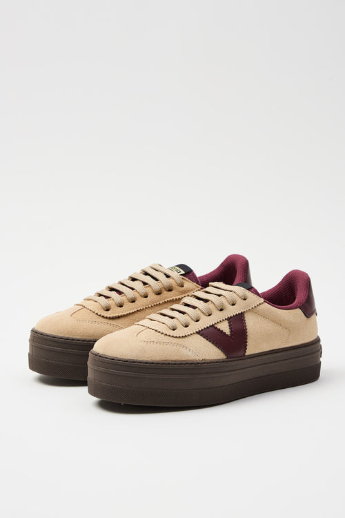 Victoria Sneaker Beige Donna - 2
