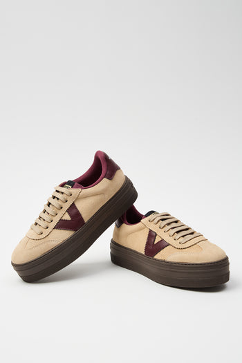 Victoria Sneaker Beige Donna - 4