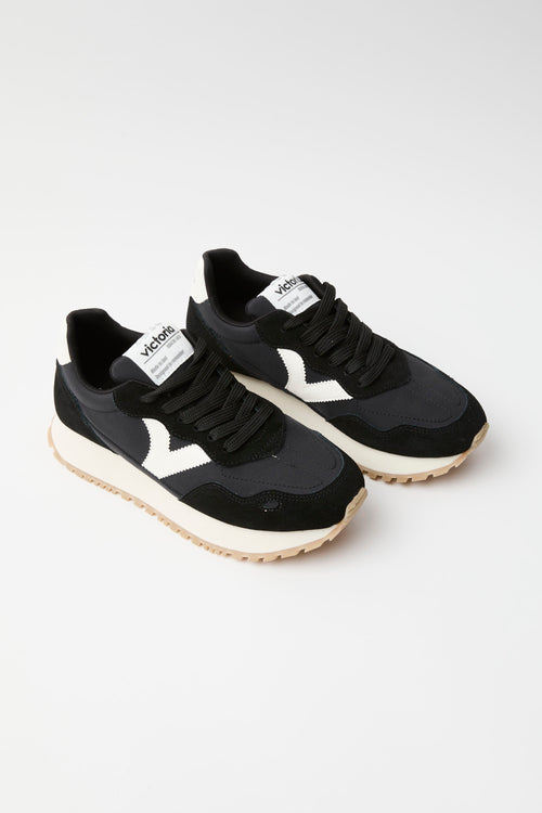 Victoria Sneaker Negro Donna - 2