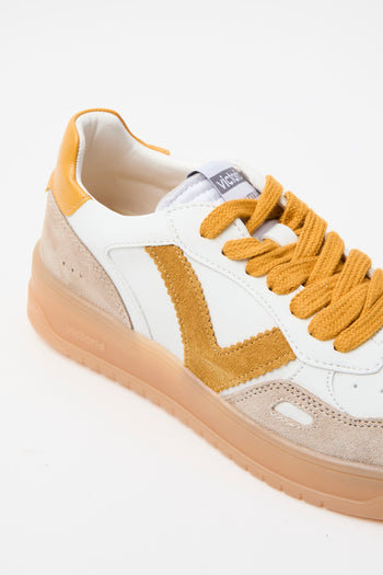 Victoria Sneaker Mostaza Donna - 4