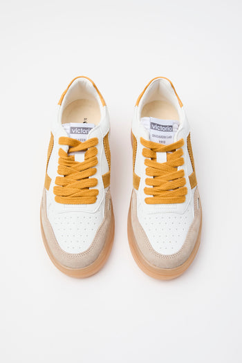 Victoria Sneaker Mostaza Donna - 5