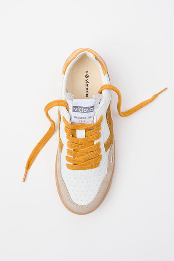 Victoria Sneaker Mostaza Donna - 7