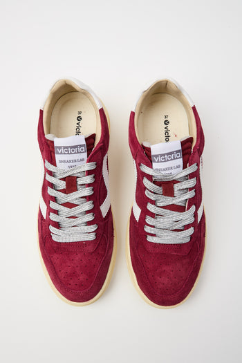 Victoria Sneaker Burdeos Donna - 8