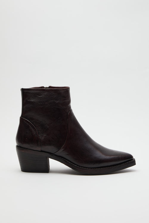 Zolfo Stivaletto Dark Brown Donna