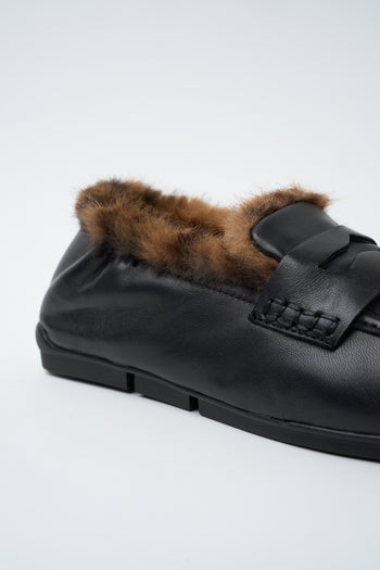 Ash Mocassino Black/leopard Donna - 4