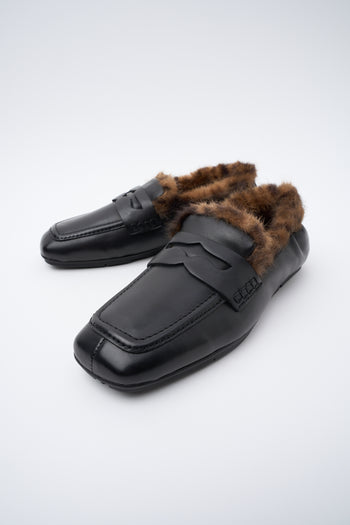 Ash Mocassino Black/leopard Donna - 6