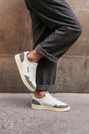 Autry Sneaker White/smoked Green Uomo - 11