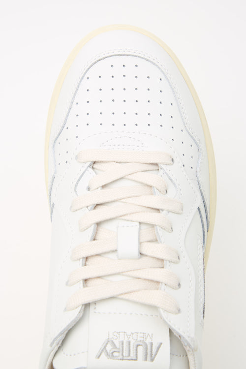 Autry Sneaker White/mallard Blue Uomo - 2