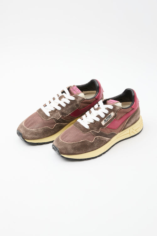 Autry Sneaker Coffee/deep Claret Donna - 2