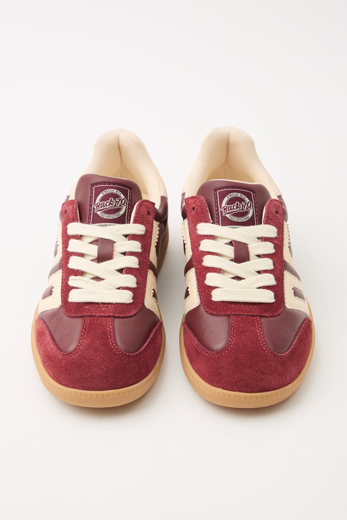 Sneaker Wine/cream Donna — 6