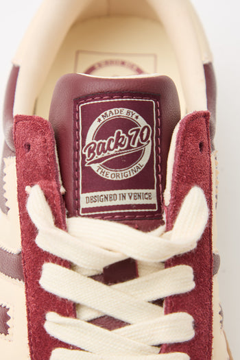Back 70 Sneaker Wine/cream Donna - 10