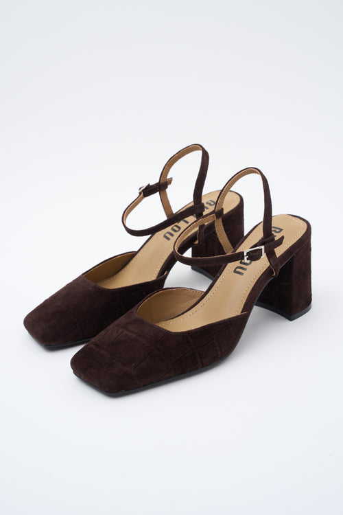 Bibi Lou X Tre Emme Mary Jane Marron Donna - 2