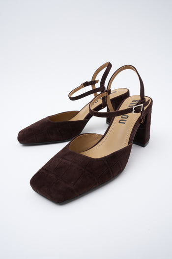 Bibi Lou X Tre Emme Mary Jane Marron Donna - 6