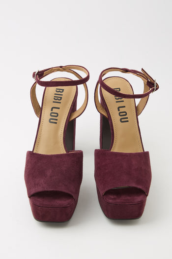 Bibi Lou X Tre Emme Sandalo Burgundy Donna - 3