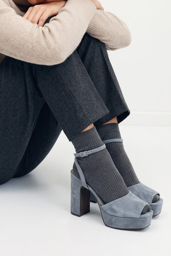 Bibi Lou X Tre Emme Sandalo Gris Donna - 9