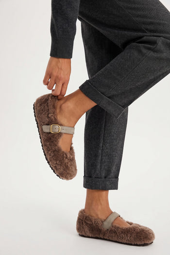 Birkenstock Stringata Gray Taupe Donna - 8