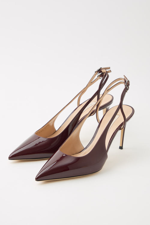 Casadei Slingback Windsor Wine Donna - 2