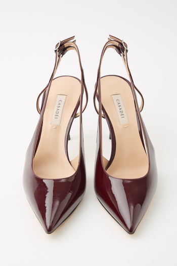Casadei Slingback Windsor Wine Donna - 4
