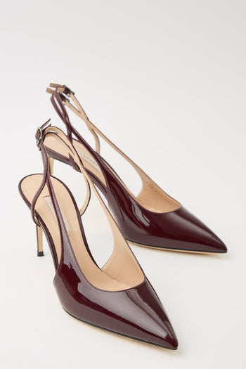 Casadei Slingback Windsor Wine Donna - 5